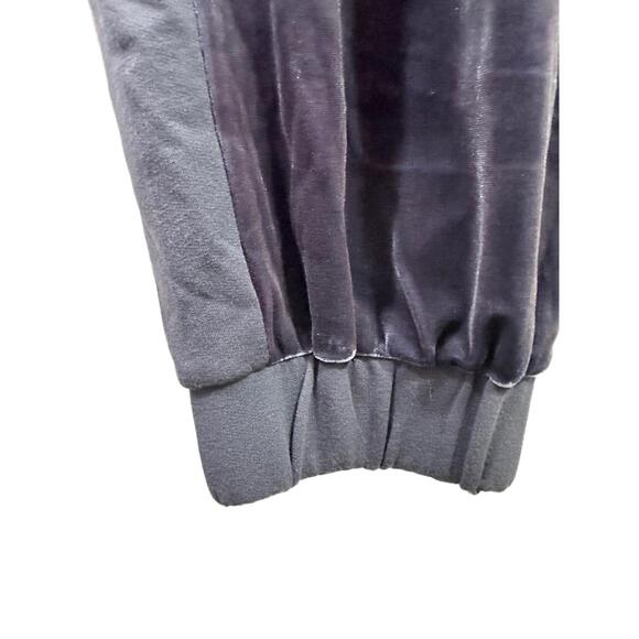 All Worthy Pants Womens Size Large Lavender Velvet Joggers Elastic Waistband - Picture 6 of 12